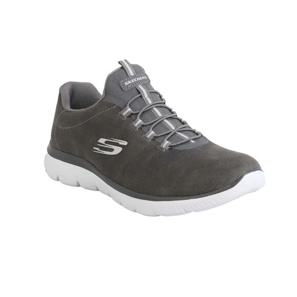 Skechers Womens/Ladies Summits Itz Bazik Sneakers / Charcoal